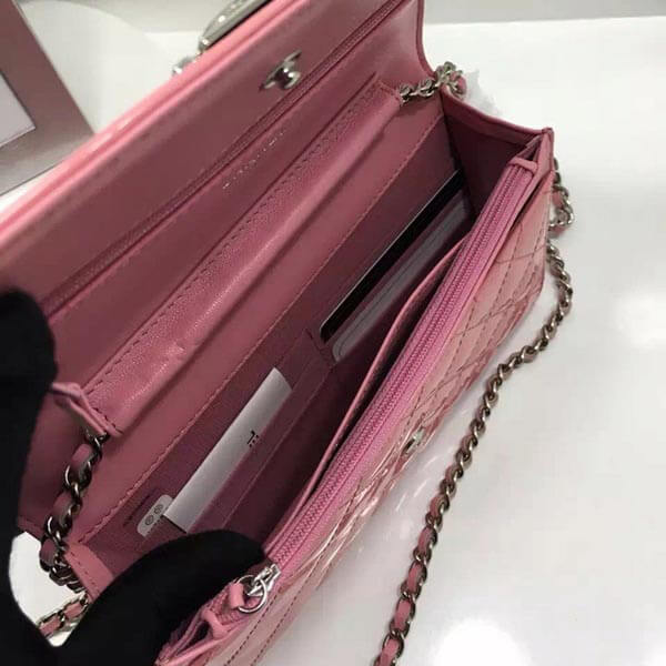 シャネルスーパーコピー シャネル チェーンウォレットBAG パールピンク 2017新作